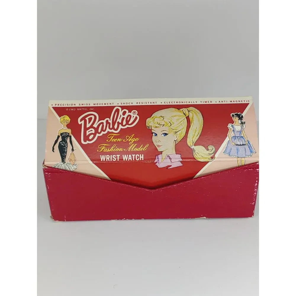 Rare Vintage 1963 Bradley Time Division Mattel Ponytail Barbie watch No. 5-191